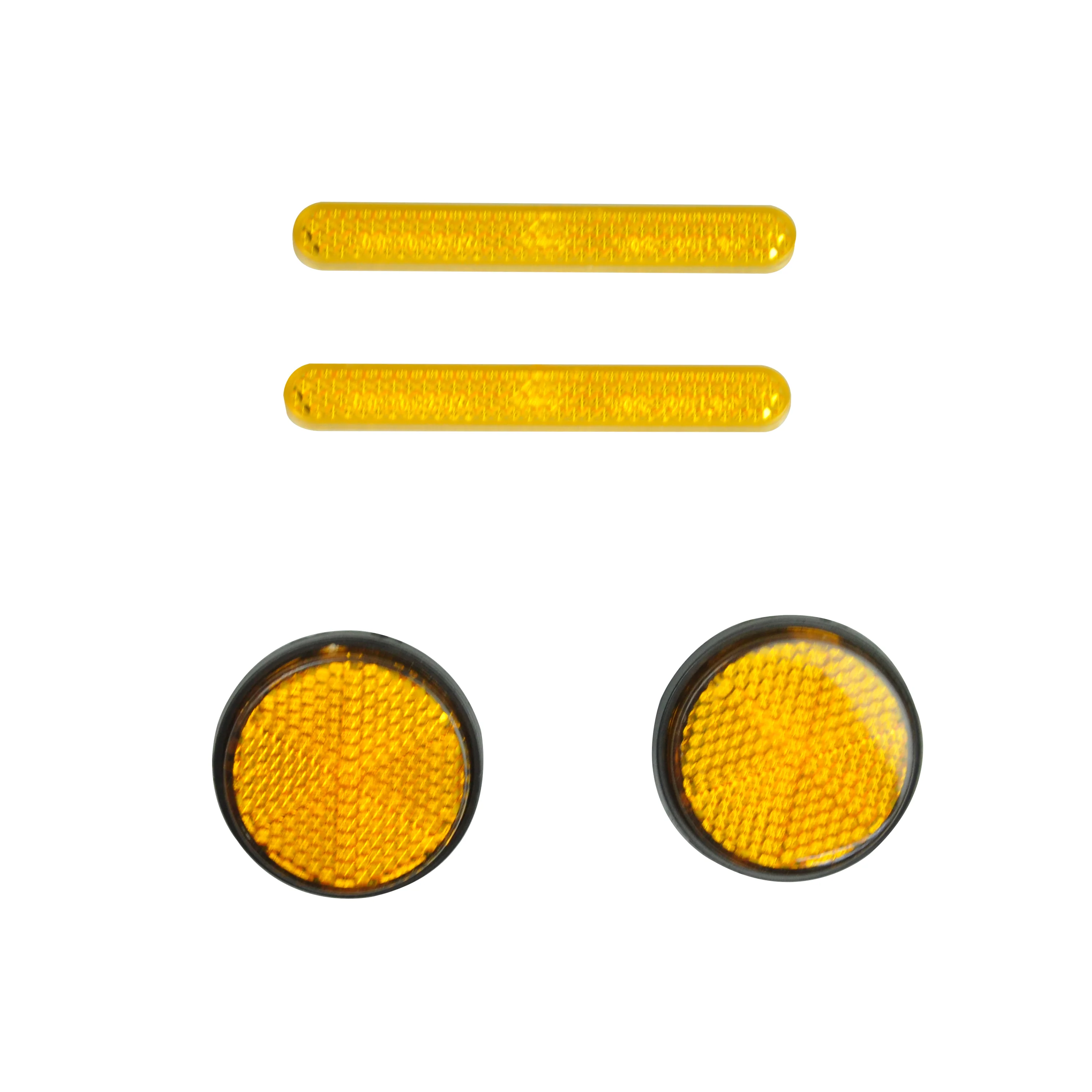 Pro Edition Yellow Front & Rear Reflector Set